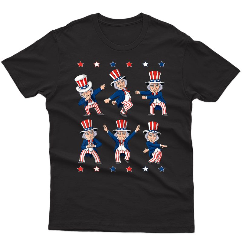 4th Of July Dancing Uncle Sam Usa Patriotic T-shirt
