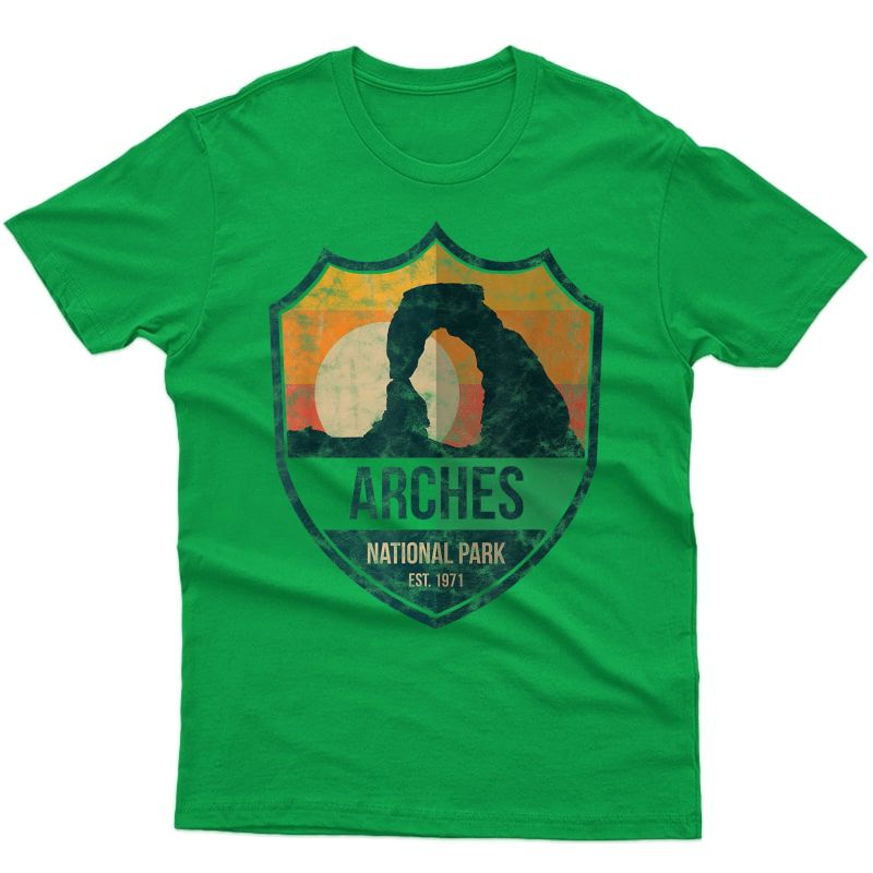 Arches National Park T Shirt Utah Hiking Wanderlust Tee
