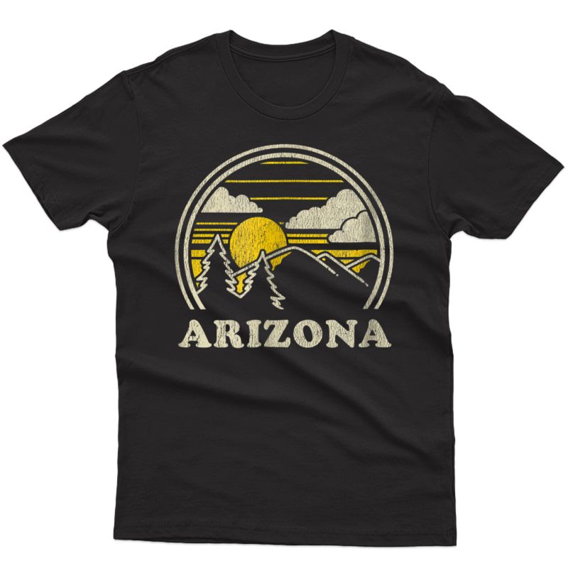 Arizona Az T Shirt Vintage Hiking Mountains Tee