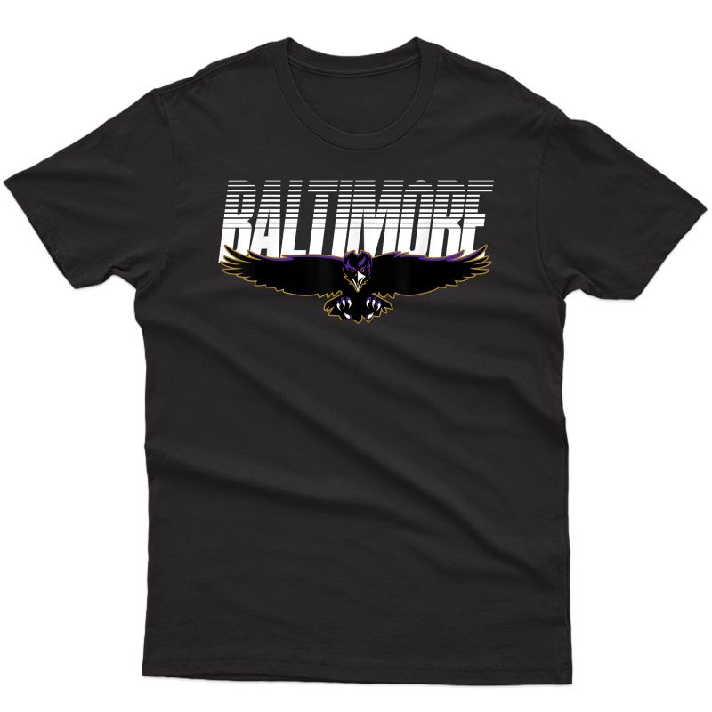 Baltimore Football | Maryland Flying Raven Gift T-shirt