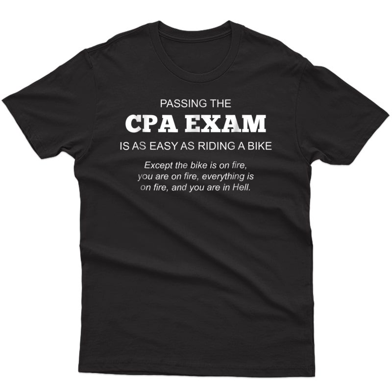 Certified Public Accountant Shirt Cpa Exam T-shirt