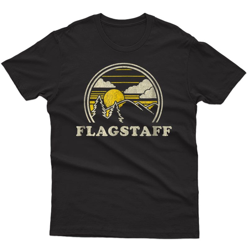 Flagstaff Arizona Az T Shirt Vintage Hiking Mountains Tee