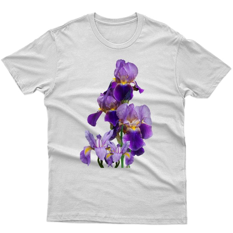 Irises Flower Plant Gardening Gardener Lover Gift Tennessee Shirts