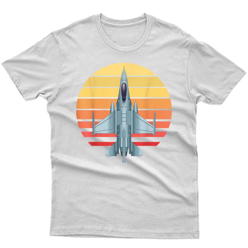 Jet Fighter Retro Jet Plane Pilot T-shirt