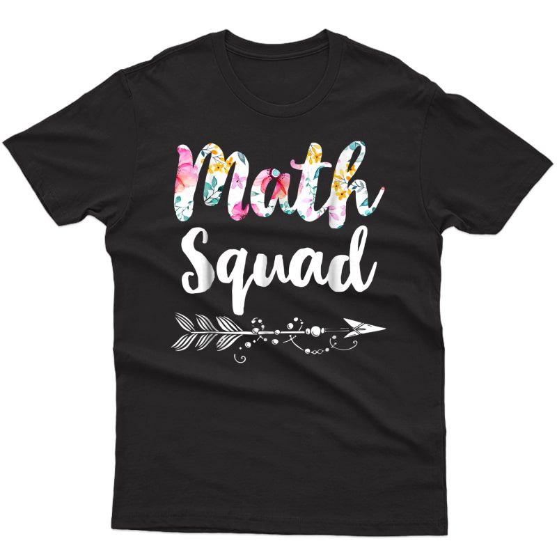 Math Squad T Tea Appreciation Gift Shirts