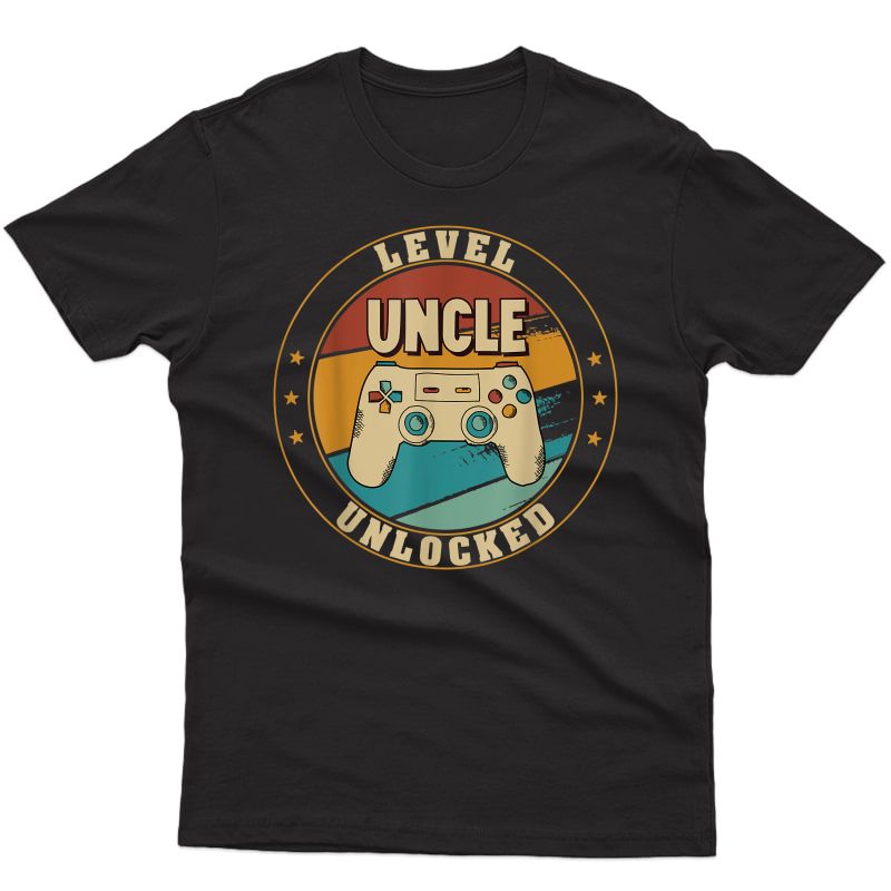 S Gamer New Uncle Dad Mom Baby Announcet Pregnancy Father T-shirt