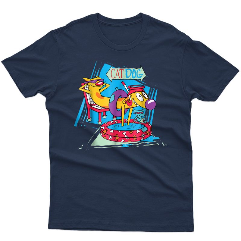 Nickelodeon Catdog Die Pool Chilling T-shirt