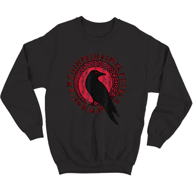 HUGINN & MUNINN - ODIN'S RAVENS VIKING T-SHIRT