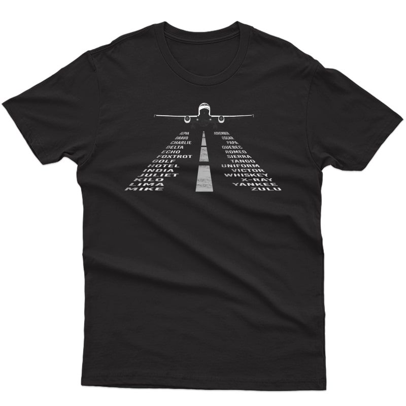 Phonetic Alphabet T-shirt | Pilot Cadet Airplane Shirt