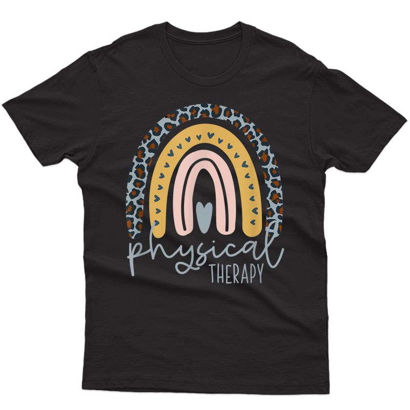 Rainbow Pt Pta Therapy Physical Therapist T-shirt