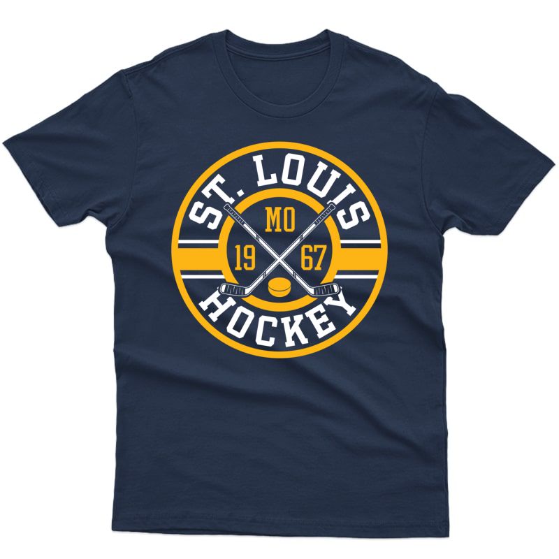 St. Louis Missouri Mo Vintage Ice Hockey Sticks Stl Gift T-shirt