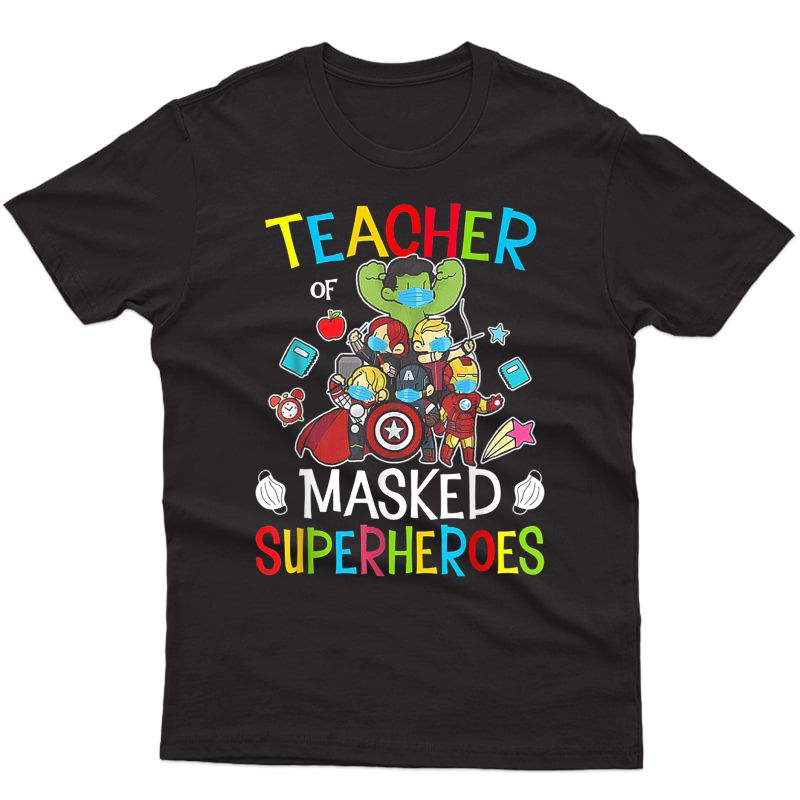 Tea Masked Superheroes T-shirt