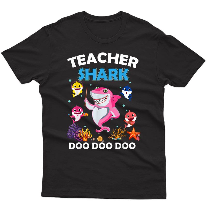 Tea Shark Tshirt Doo Doo Doo Tee Gift For Teas